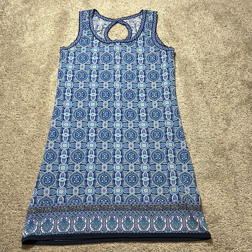 Max Studio Sleeveless Patterned Pullover Dress - Womens Small